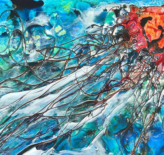 Wearable Art - Artist Generations - Dash & Dive Original Fine Art