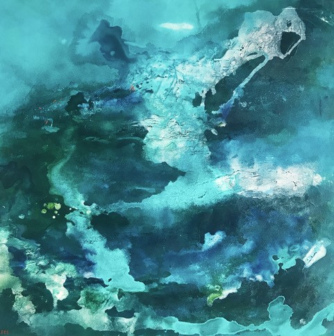 10,000 Feet II - Original Artwork by Wendy Fee