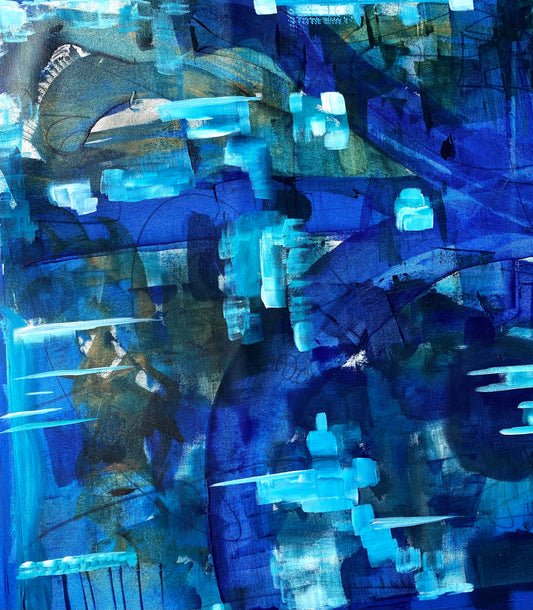 Blue For You - Original Artwork by Wendy Fee