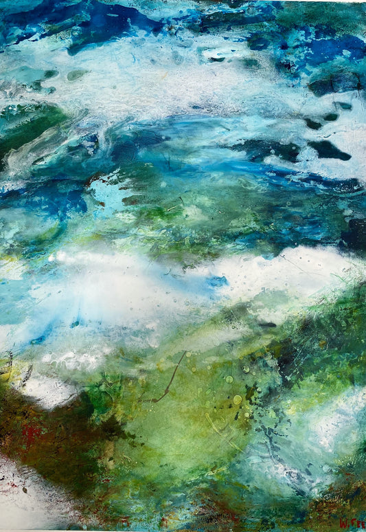 Green Tonic - Original Artwork by Wendy Fee