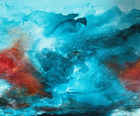 Coral Mosaic - Original Artwork by Wendy Fee