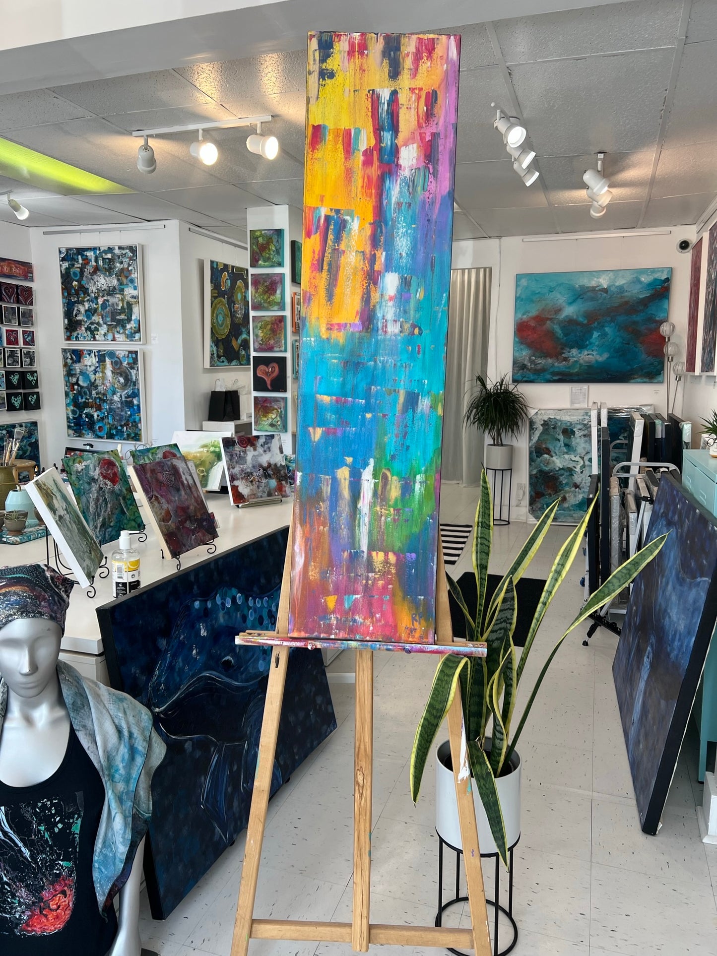 Birds On A Wire - Original Artwork by Reni Fee