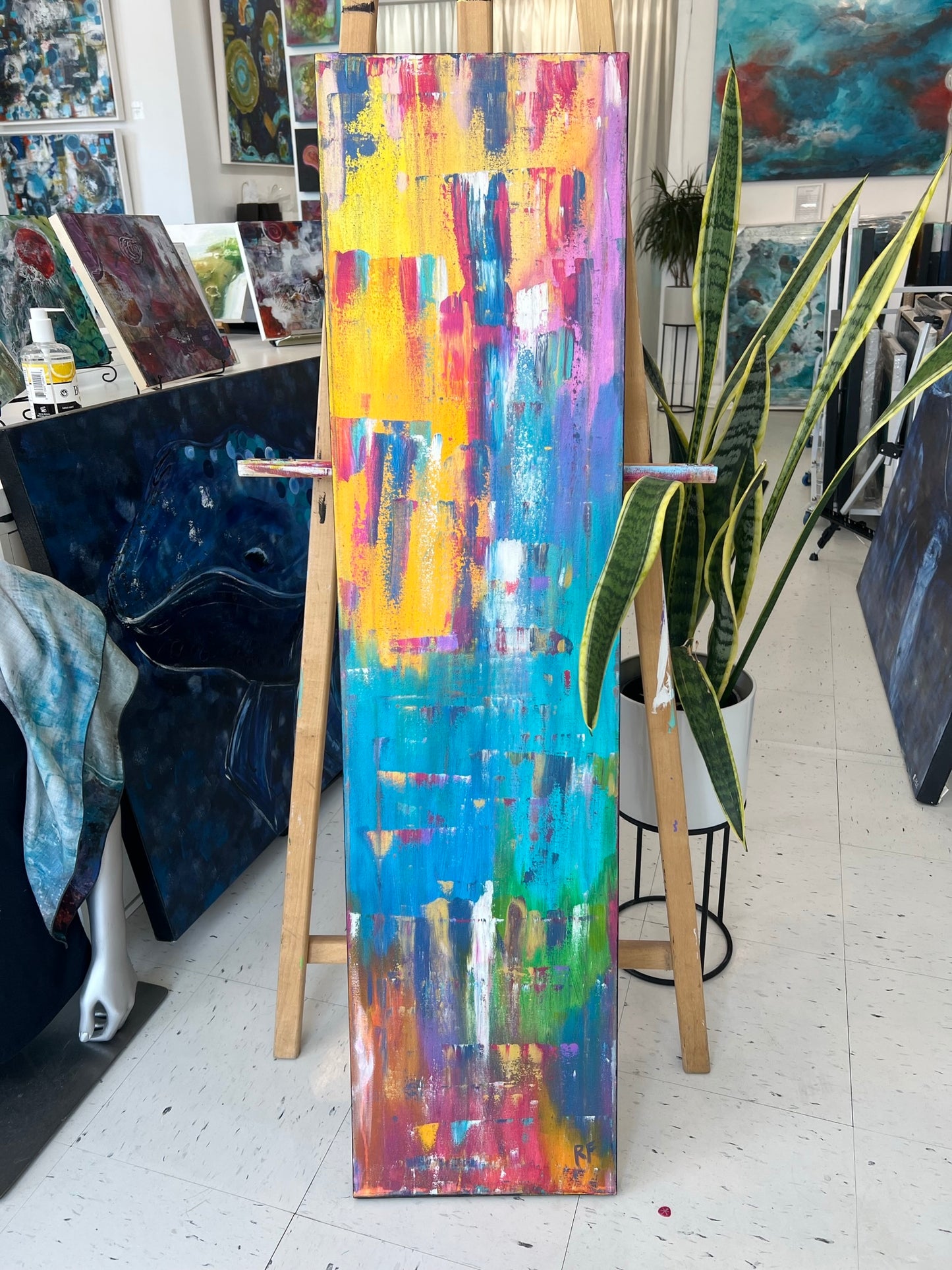 Birds On A Wire - Original Artwork by Reni Fee