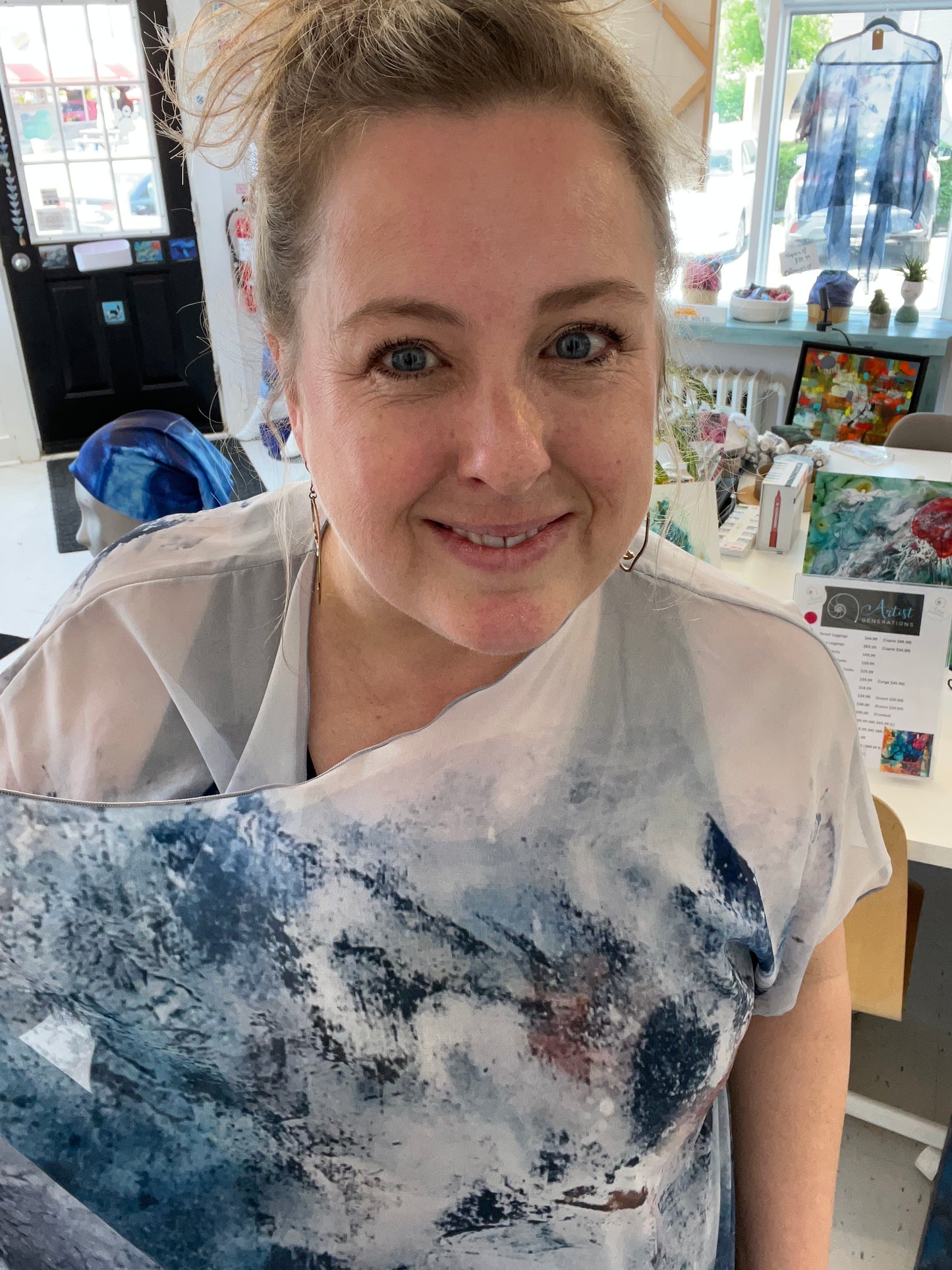 Early Summit Kimono - White Top