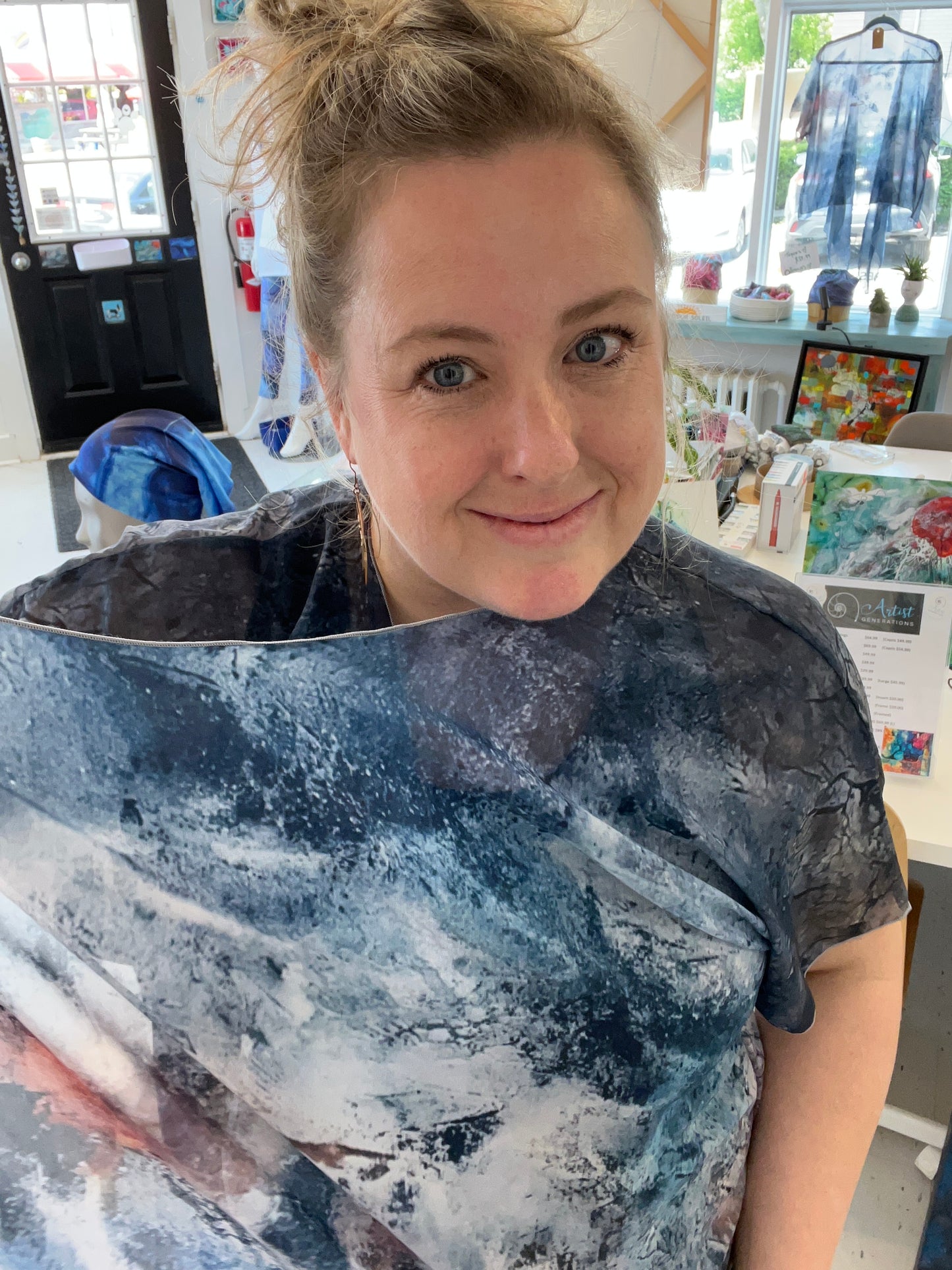 Early Summit Kimono - Dark Top