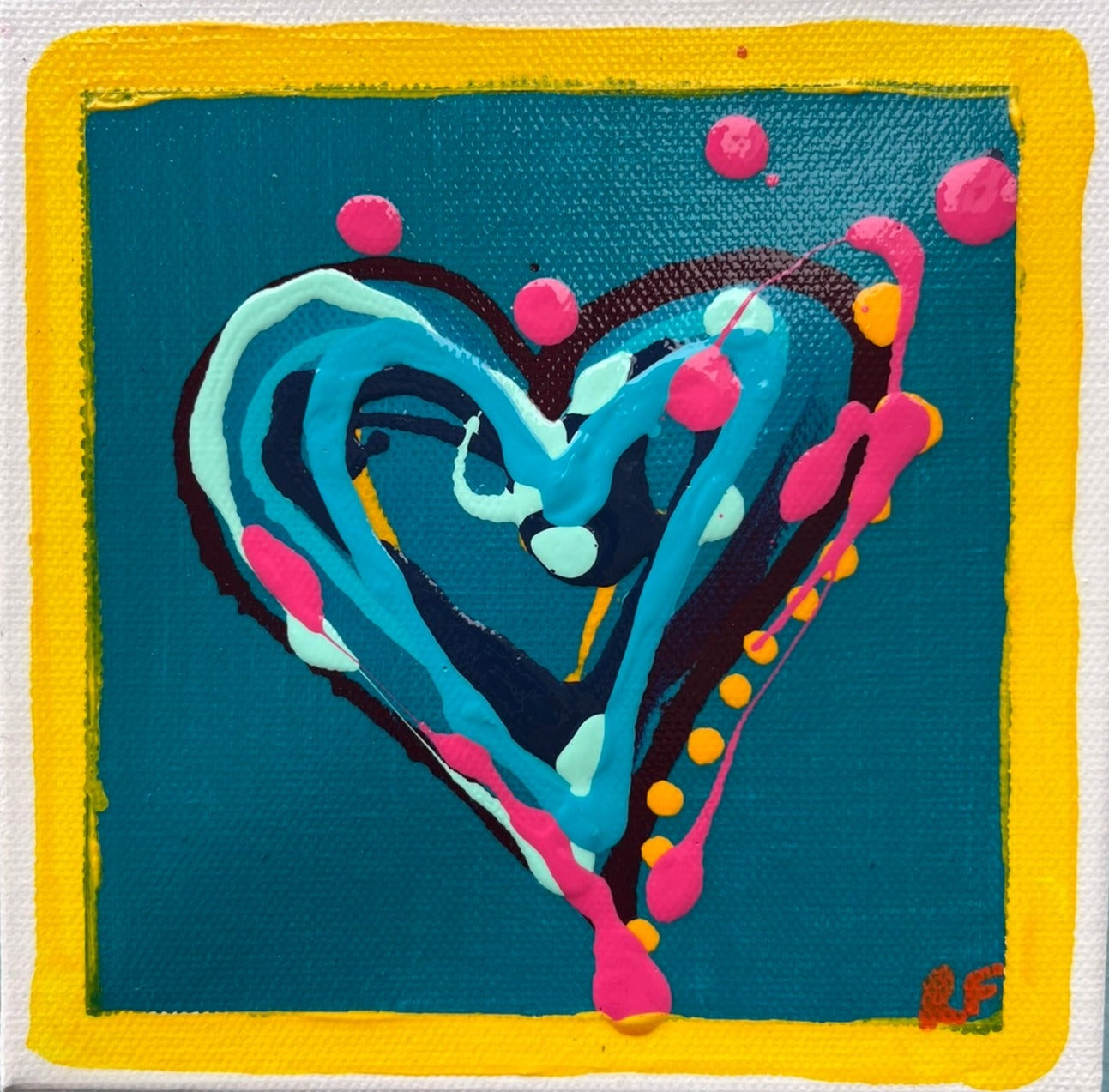 Live Happy - Original Artwork by Reni Fee