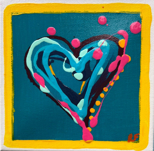 Live Happy - Original Artwork by Reni Fee