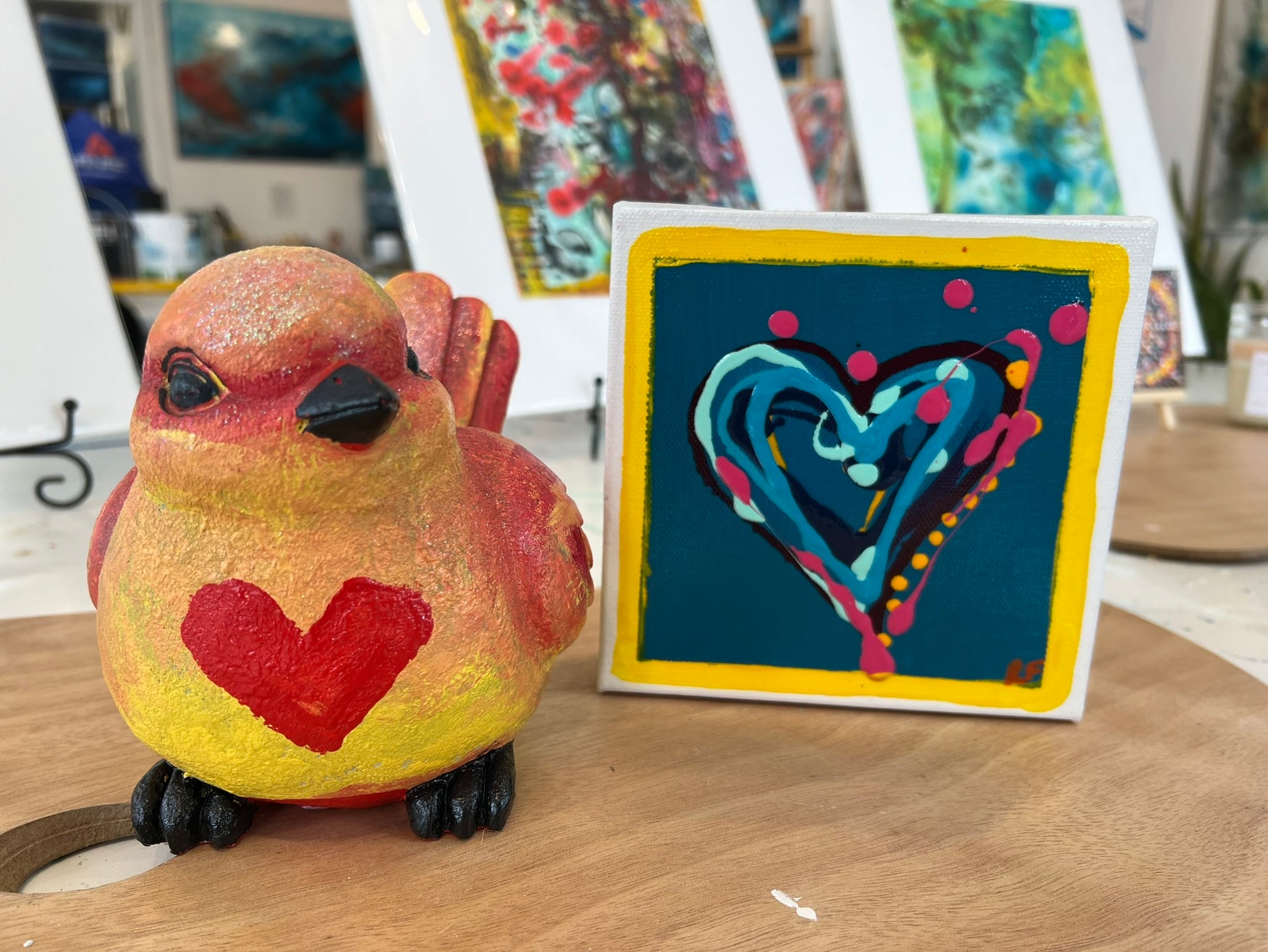 Live Happy - Original Artwork by Reni Fee