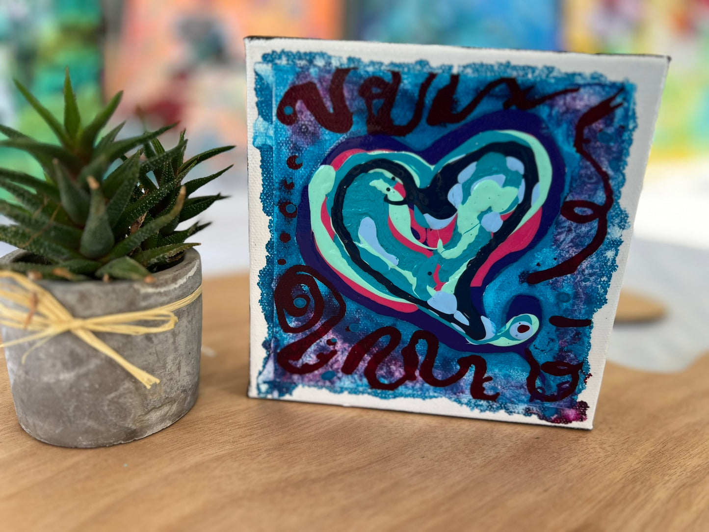 Happy 3 - Original Artwork by Reni Fee