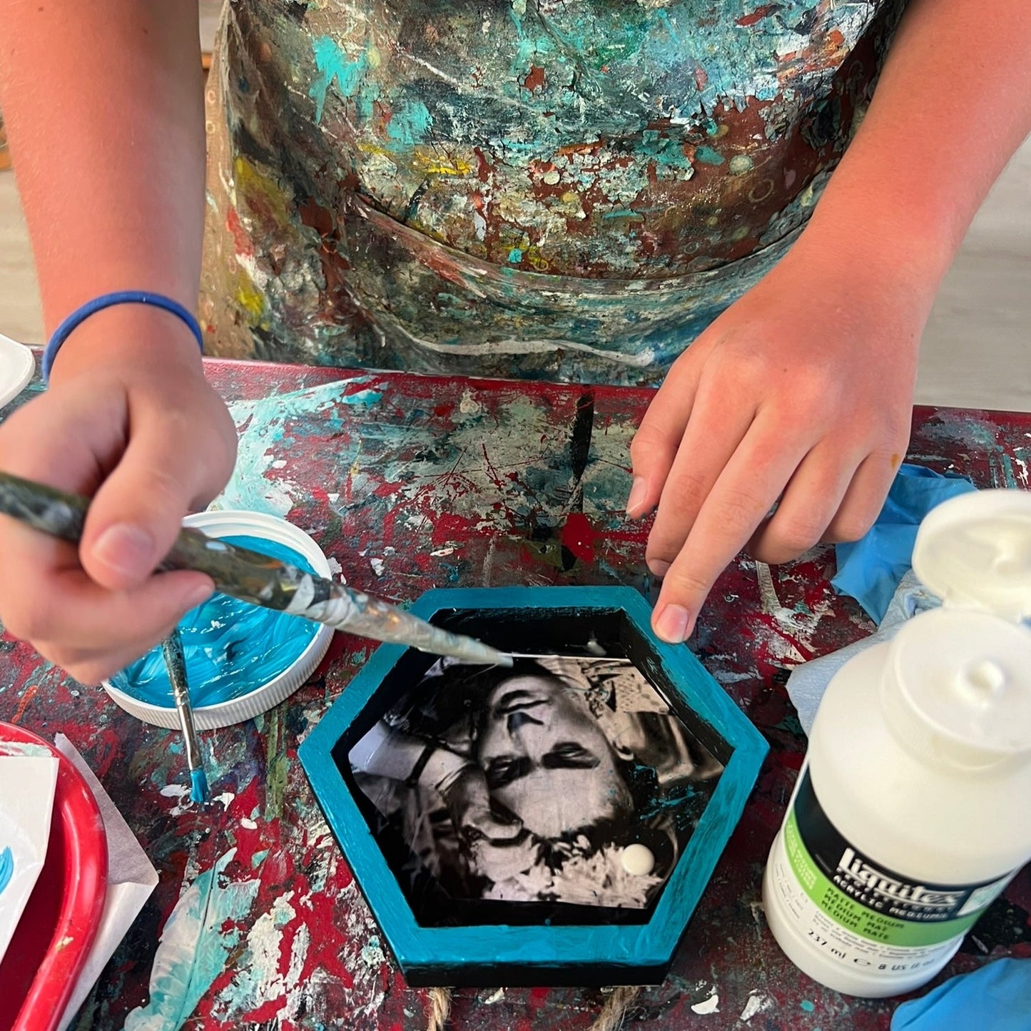 Mixed Media Shadowbox Art Workshop