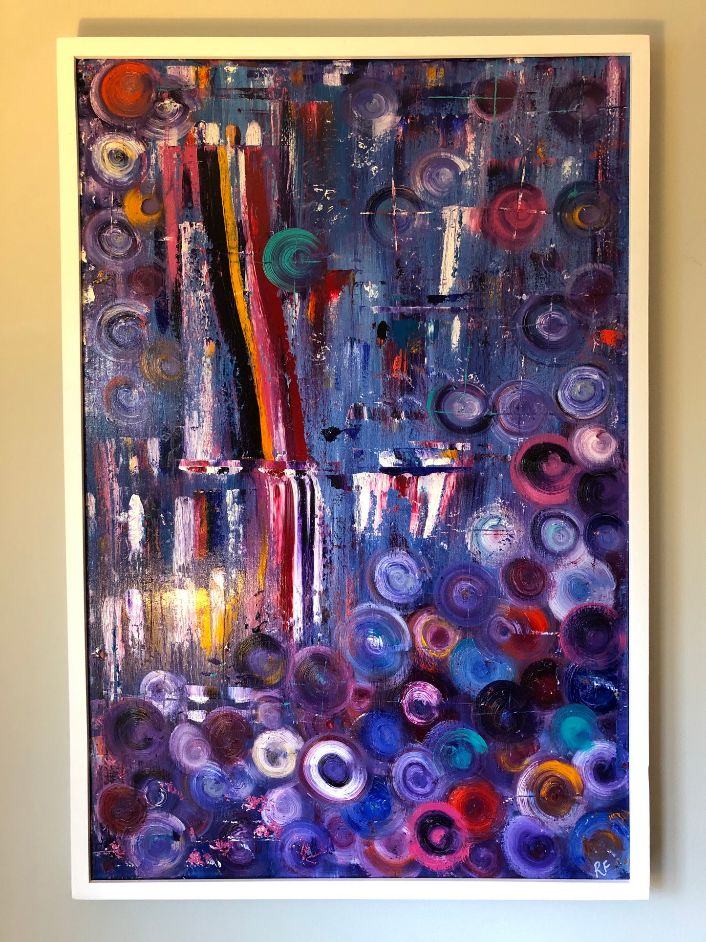 True Blue - Original Artwork by Reni Fee