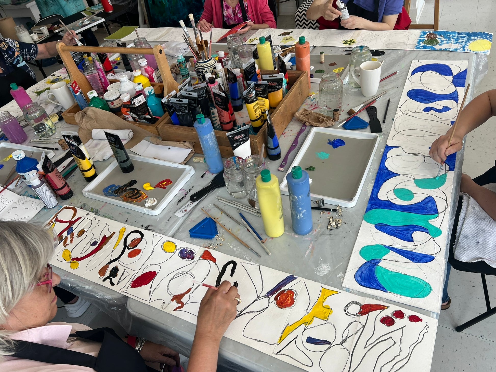 Concertina Sketchbook Art Workshop