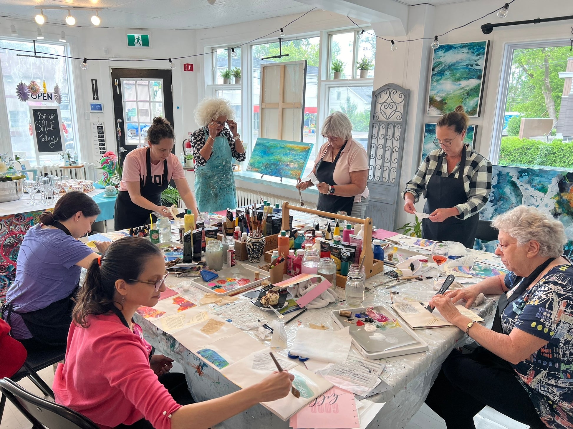 Concertina Sketchbook Art Workshop