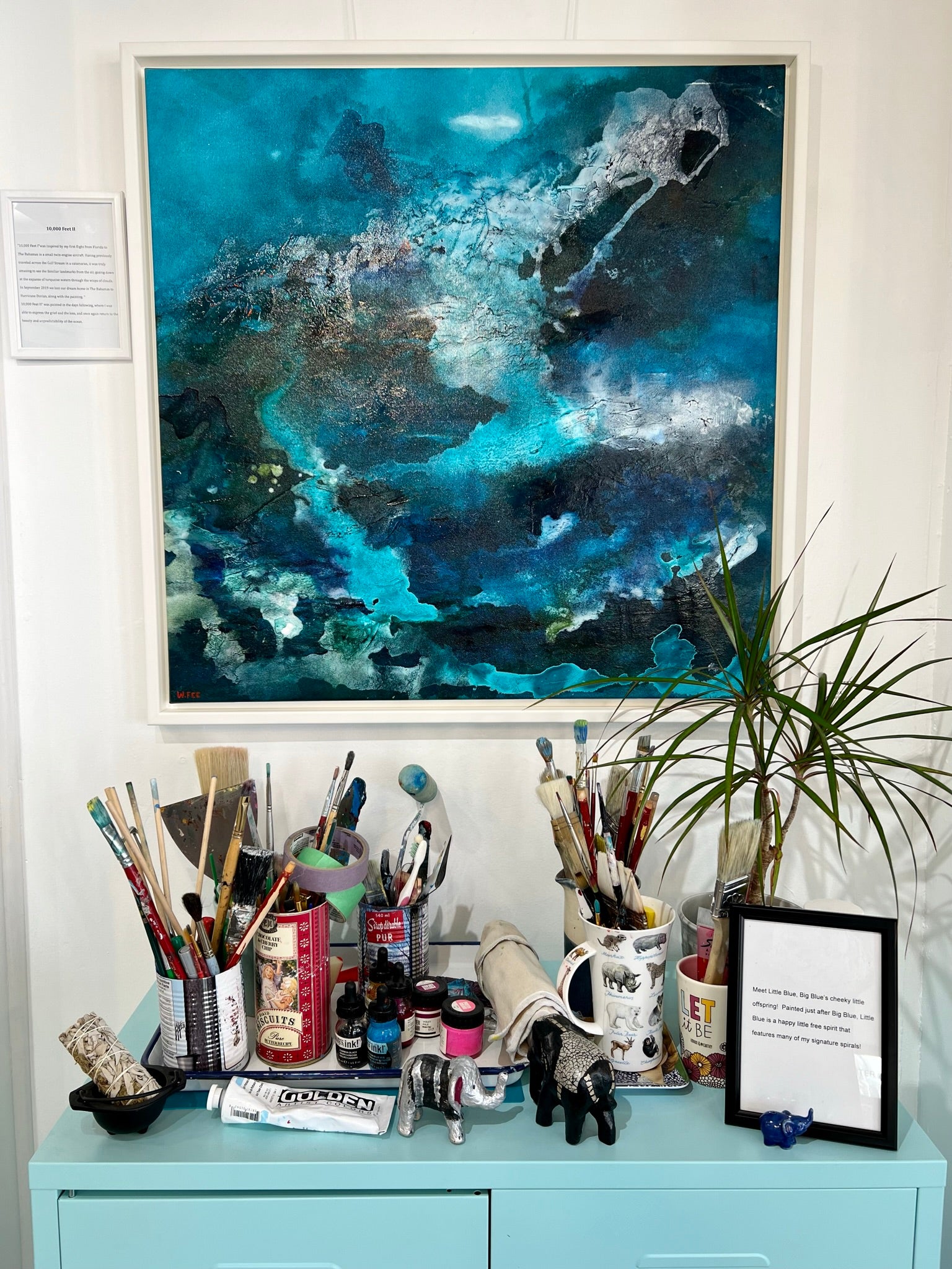 10,000 Feet II - Original Artwork by Wendy Fee