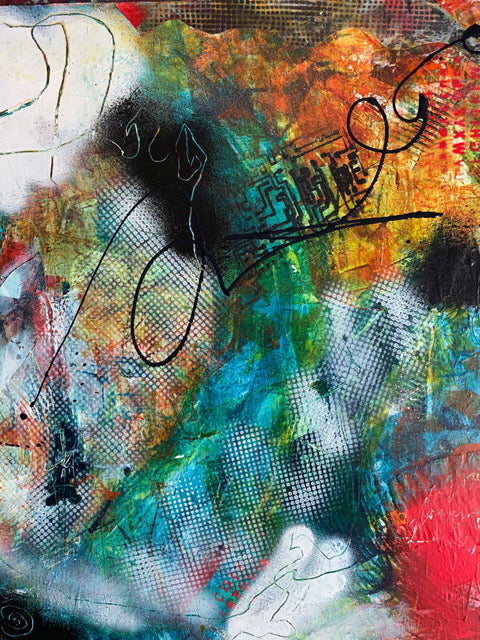 Wild Inside I - Original Artwork by Wendy Fee