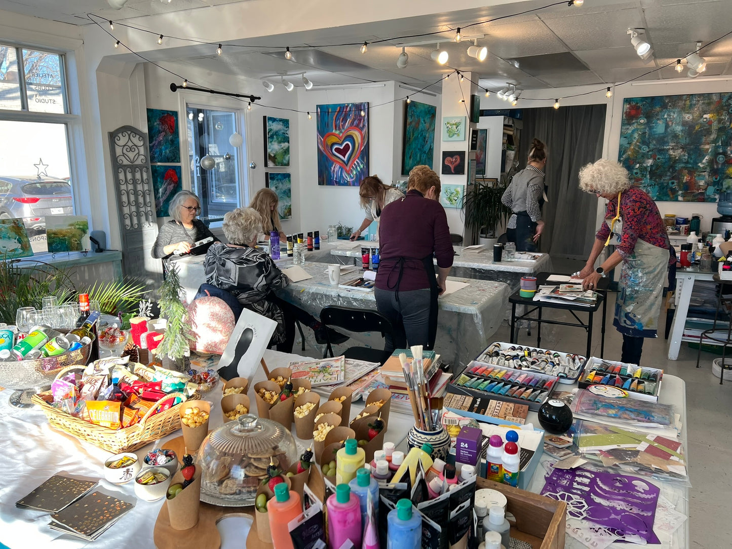 Concertina Sketchbook Art Workshop