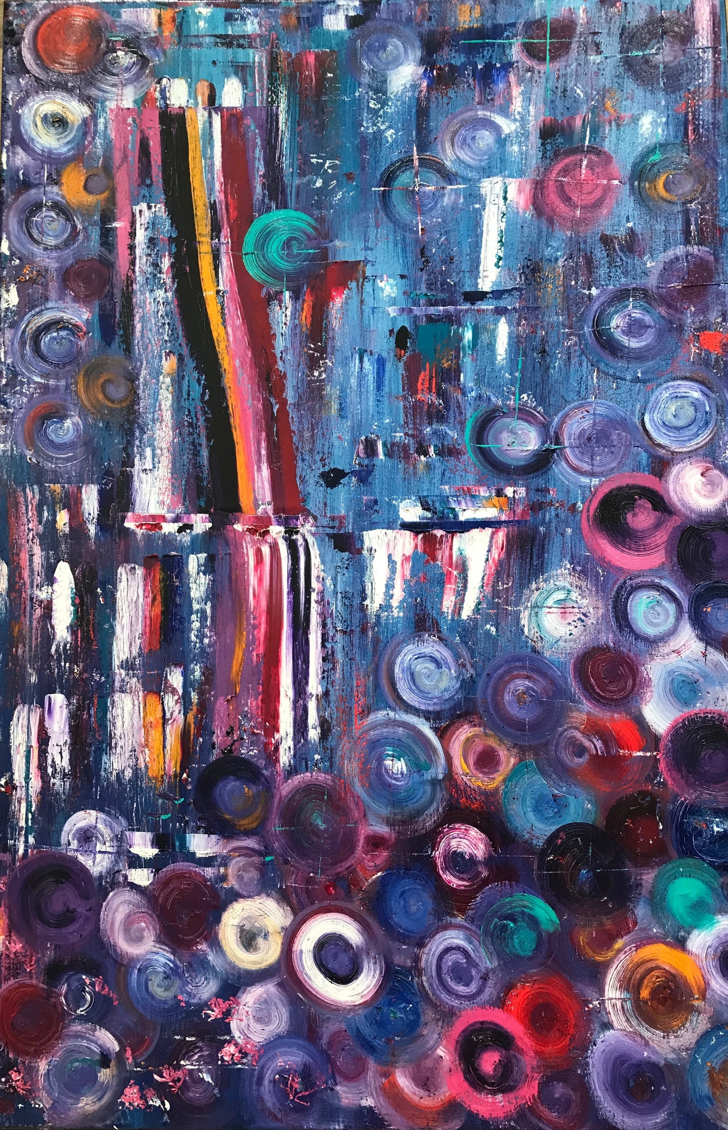 True Blue - Original Artwork by Reni Fee