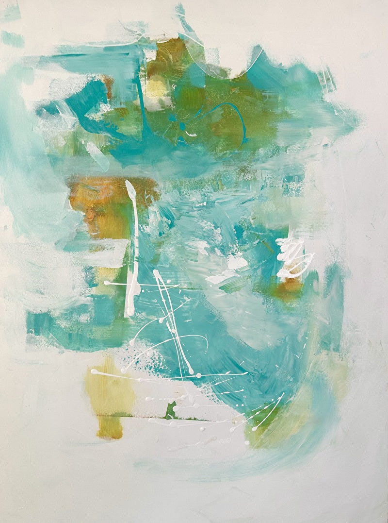 A Cup Of Turquoise - Original Artwork by Wendy Fee