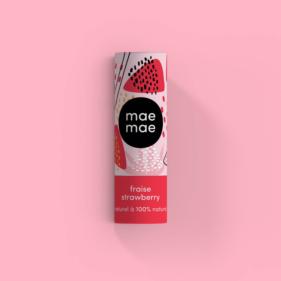 Maemae Strawberry Natural Lip Balm