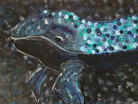 Baby Blue ~ Original Artwork by Reni Fee