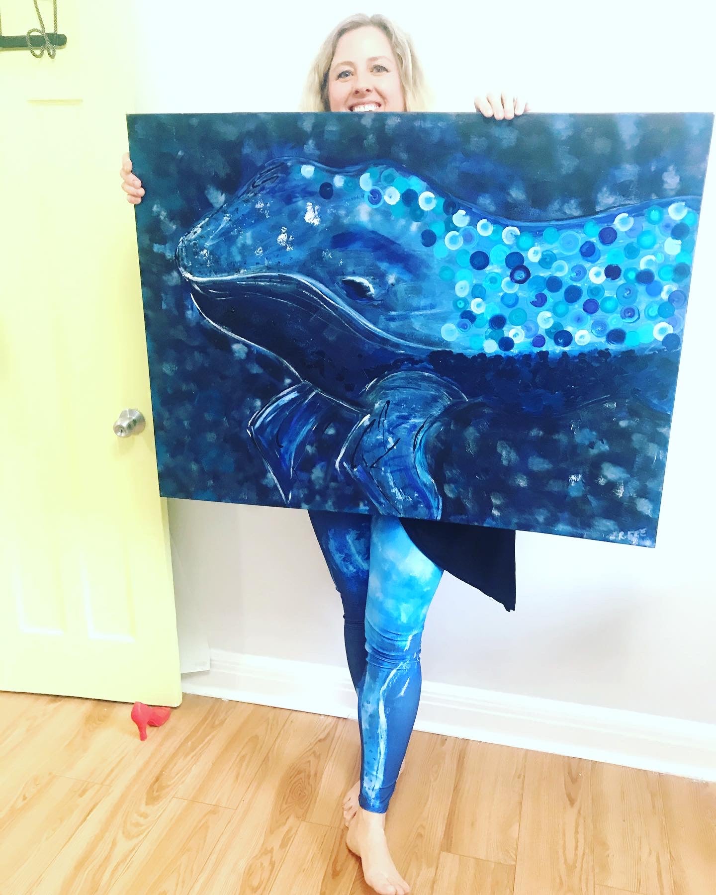 Baby Blue ~ Original Artwork by Reni Fee