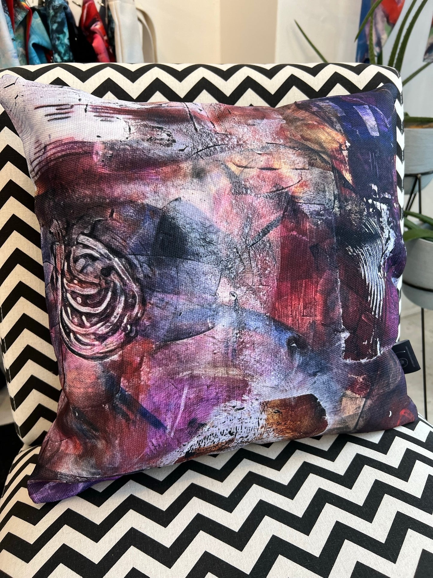 Celtic Sigh Throw Pillow