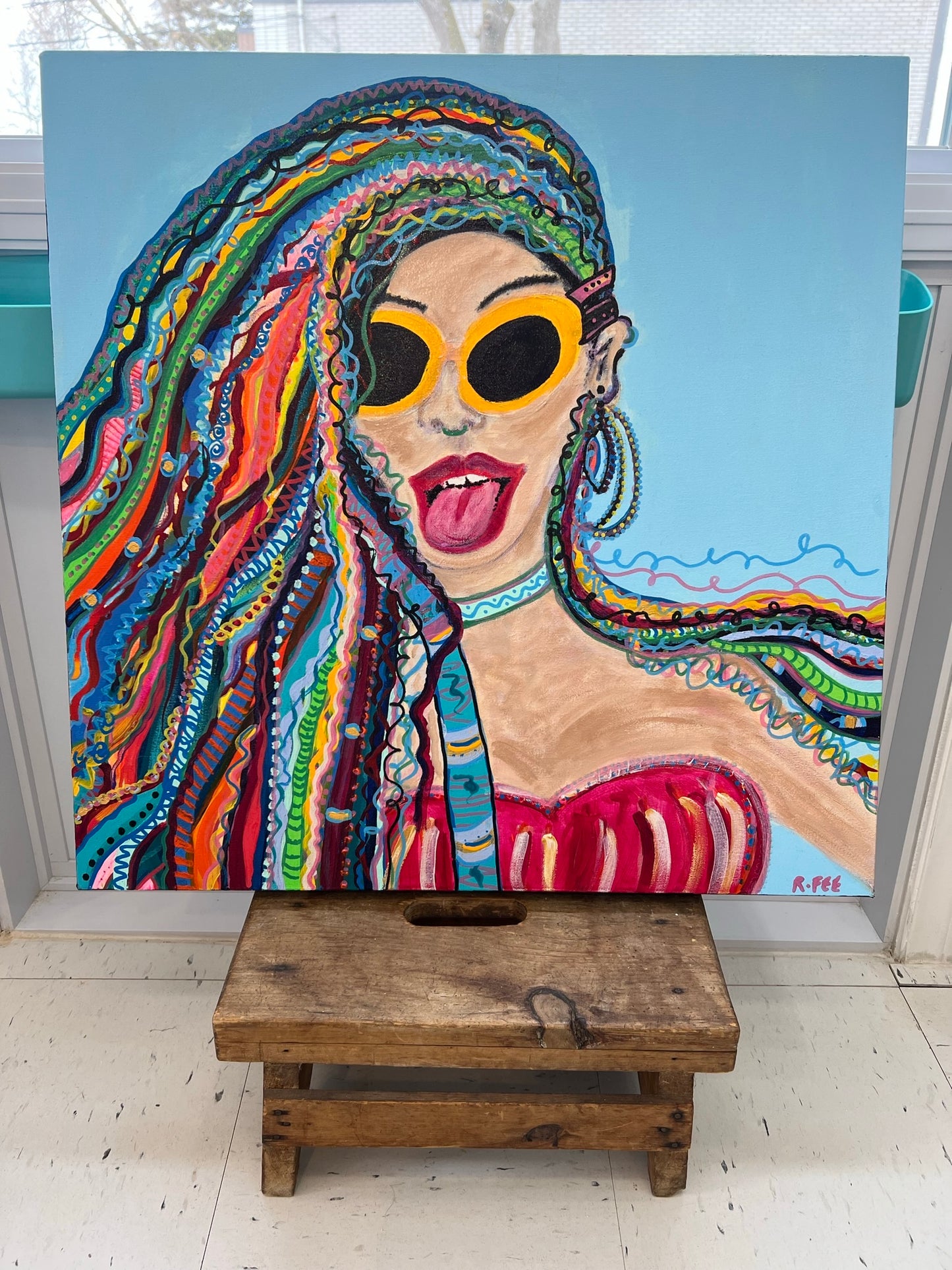 Amaku Original Artwork by Reni Fee