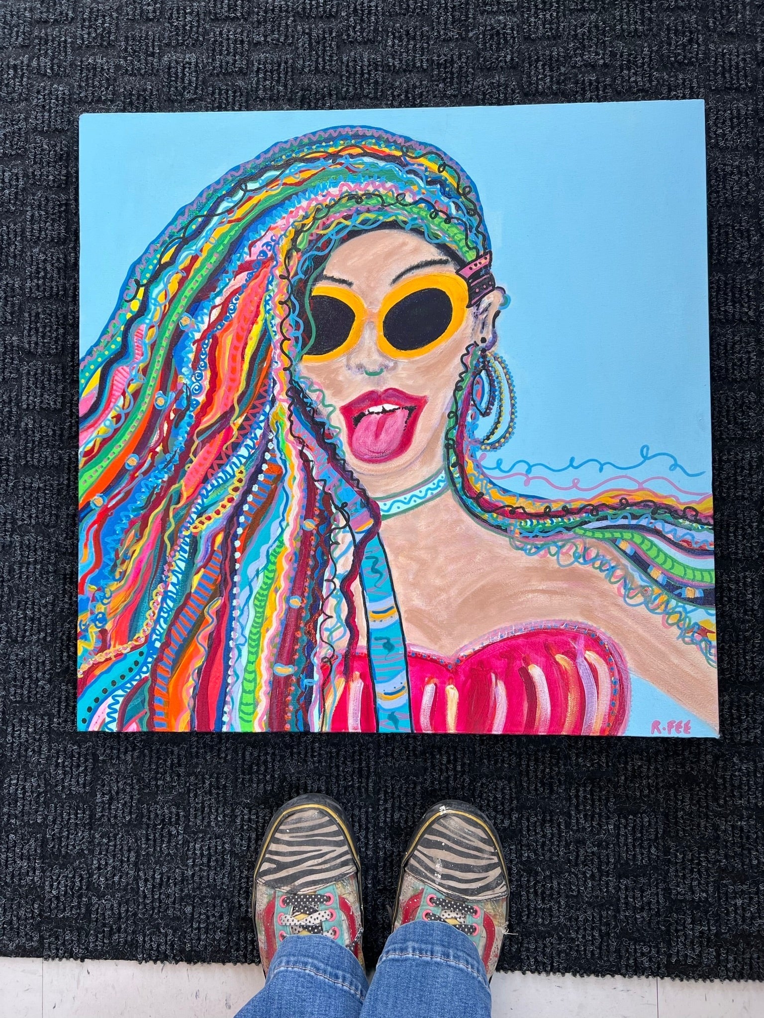 Amaku Original Artwork by Reni Fee