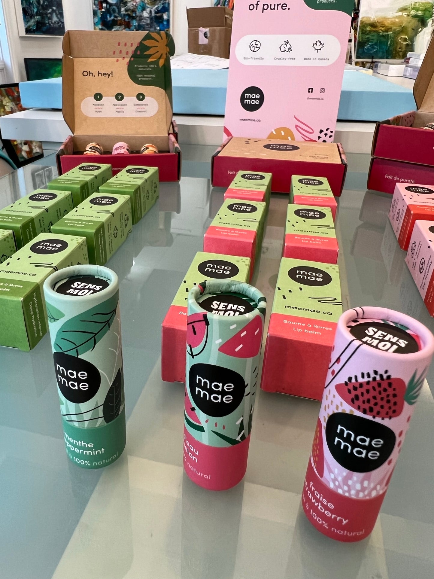 Maemae Peppermint Natural Lip Balm