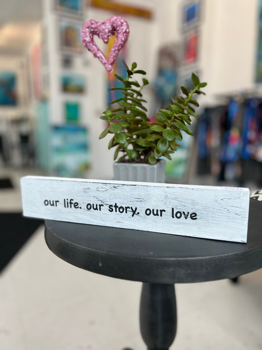 Shelf Talker - Our Story