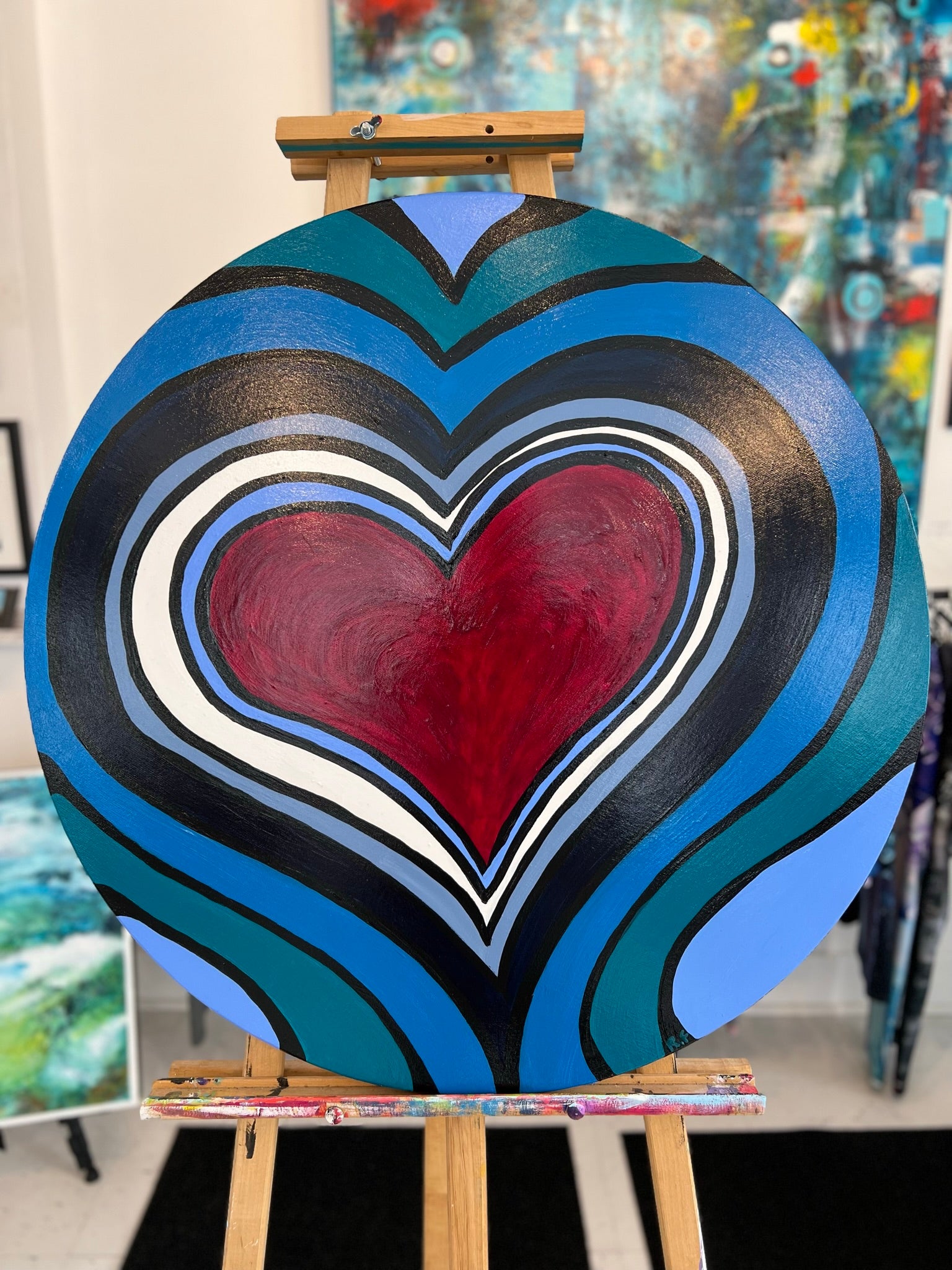 El Corazón - Original Artwork by Reni Fee