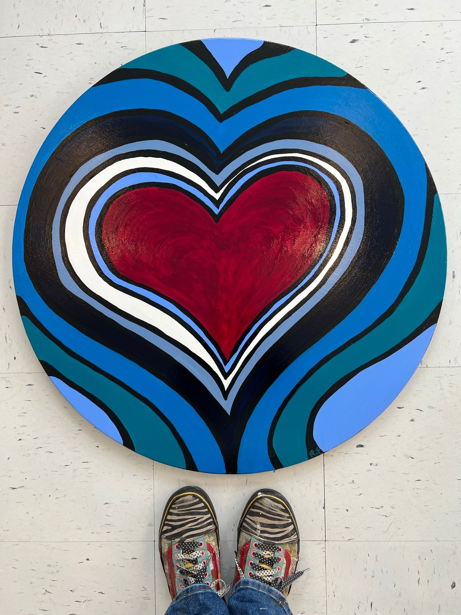 El Corazón - Original Artwork by Reni Fee