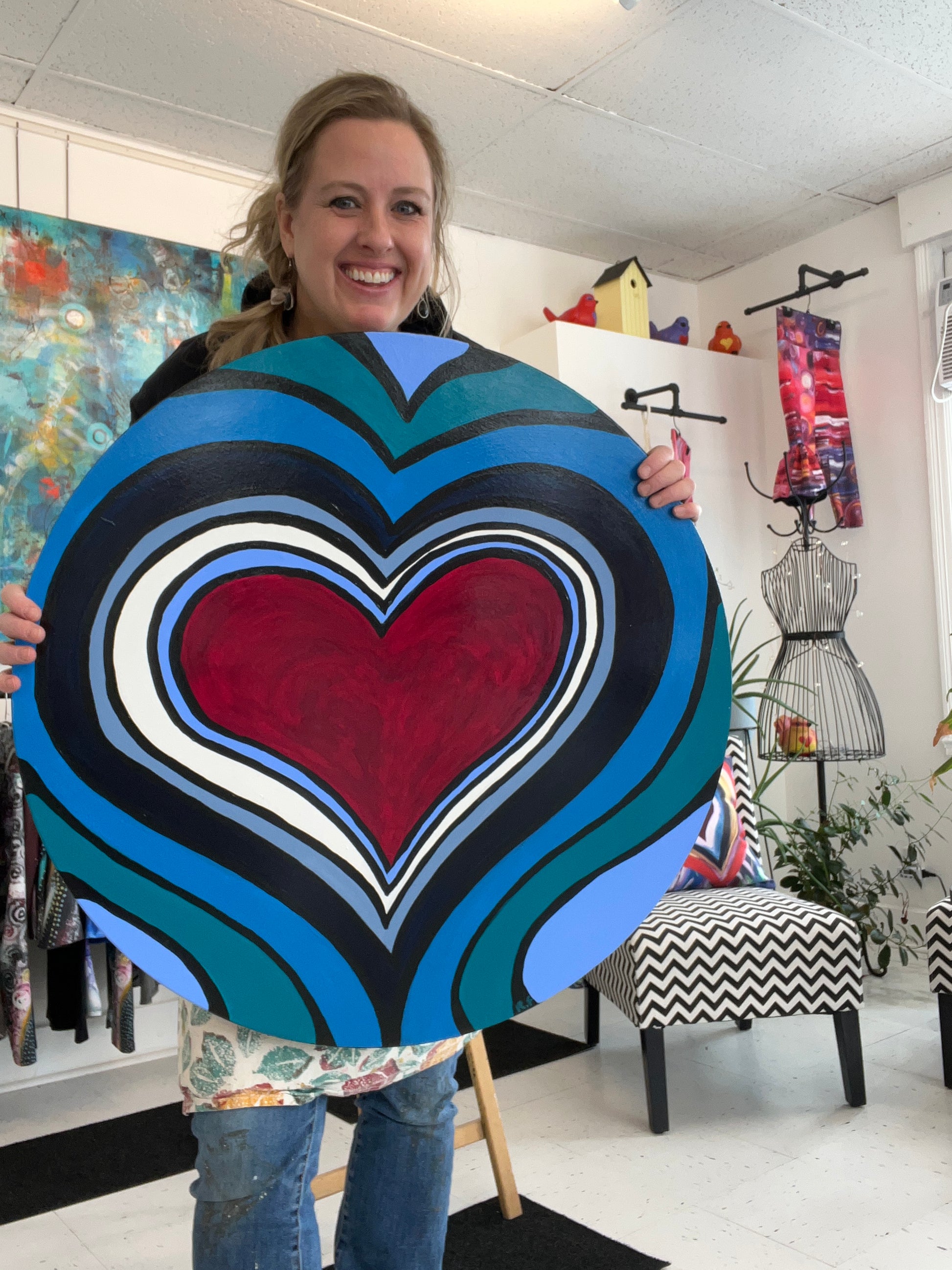 El Corazón - Original Artwork by Reni Fee