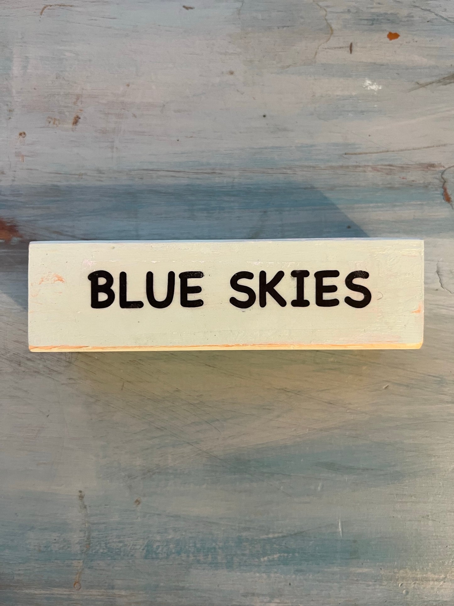 Shelf Talker - Blue Skies