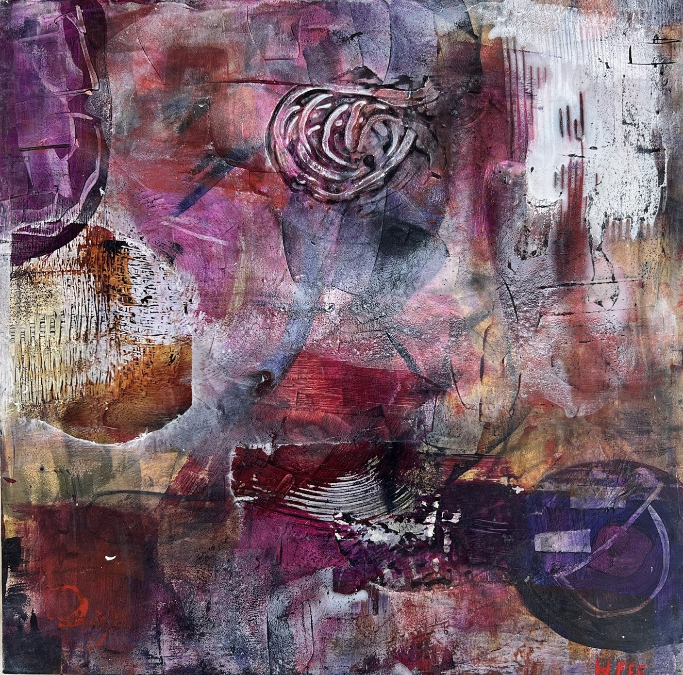 Celtic Sigh Original Art by Wendy Fee