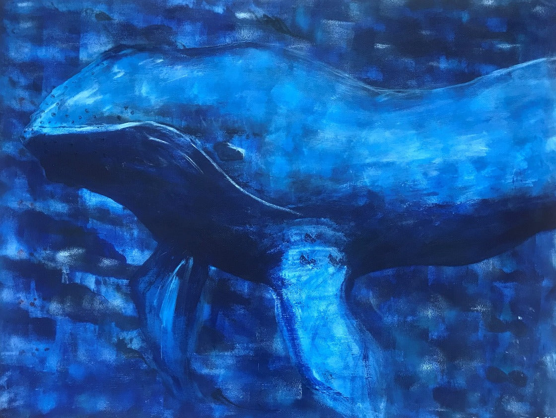 Artist Generations - Original Artwork - Big Blue by Reni Fee