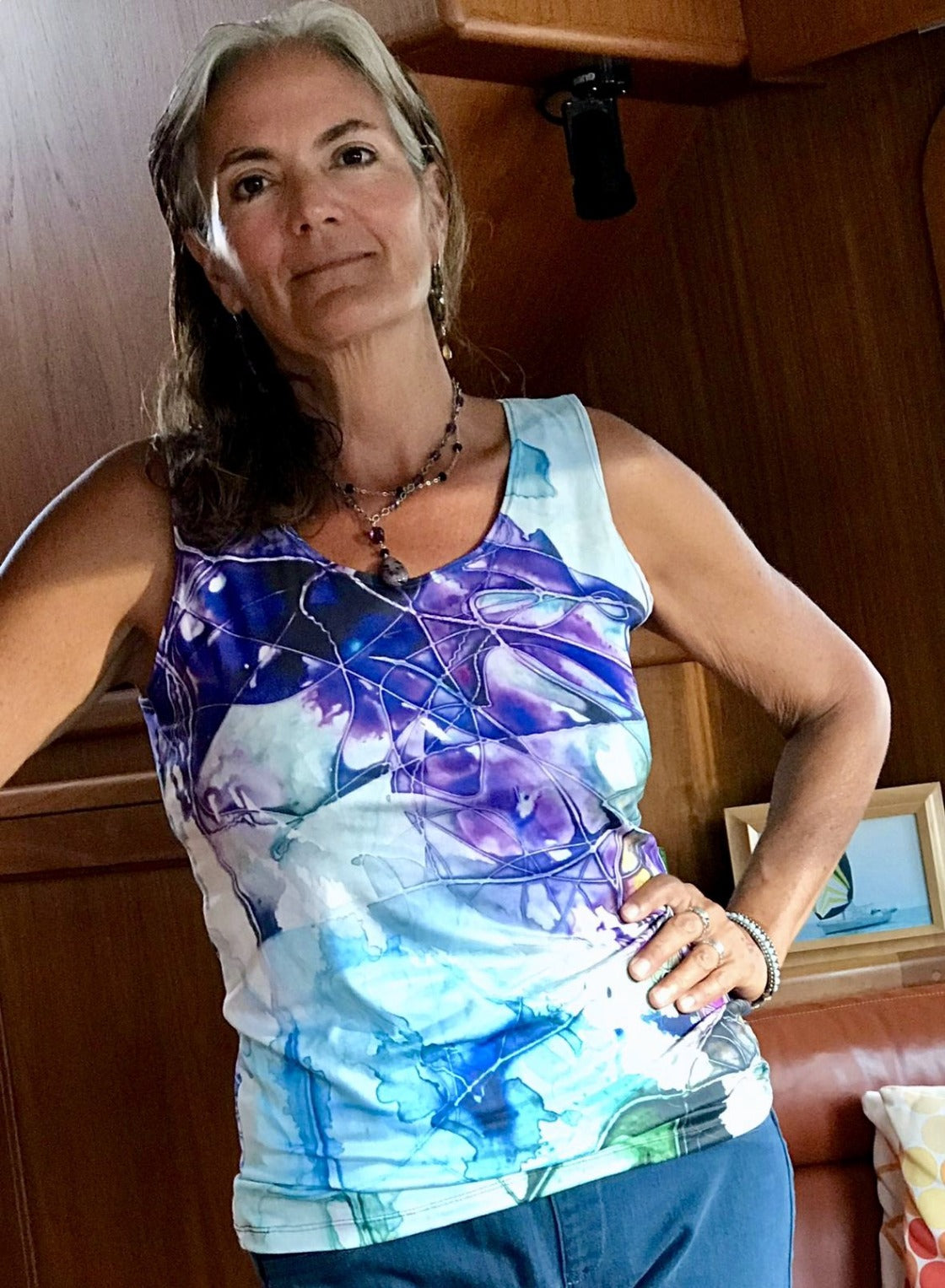 Jelly Float Tank Top Featuring Kristin
