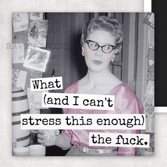 Fridge Magnet. What (And I Can't Stress This Enough) The Fuck.