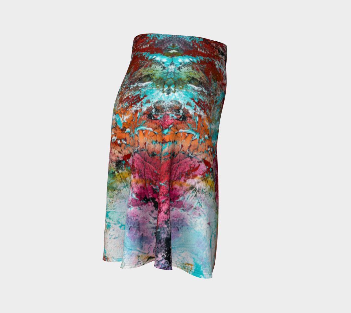 Wearable Art - Artist Generations - Opal Reef Flare Skirt