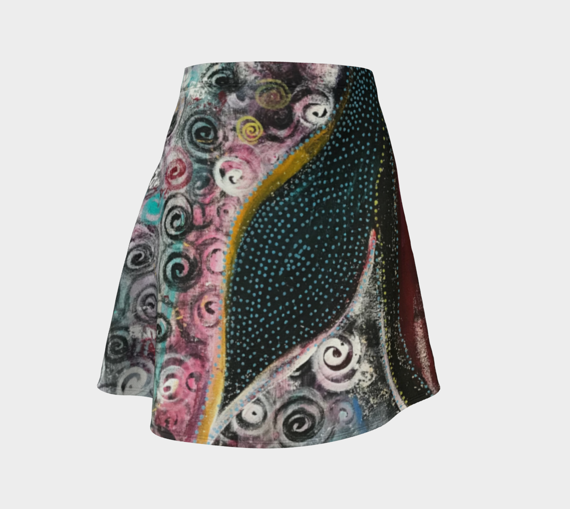 Wearable Art - Artist Generations - Spiraling Flare Skirt