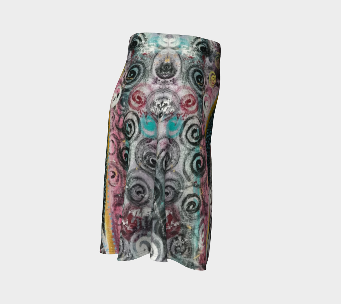 Wearable Art - Artist Generations - Spiraling Flare Skirt