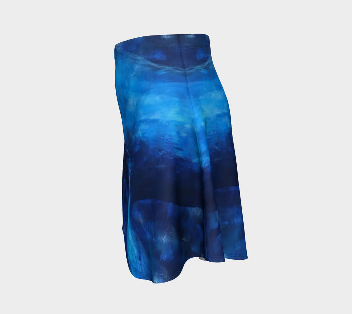 Big Blue Swing Skirt by Artist Generations