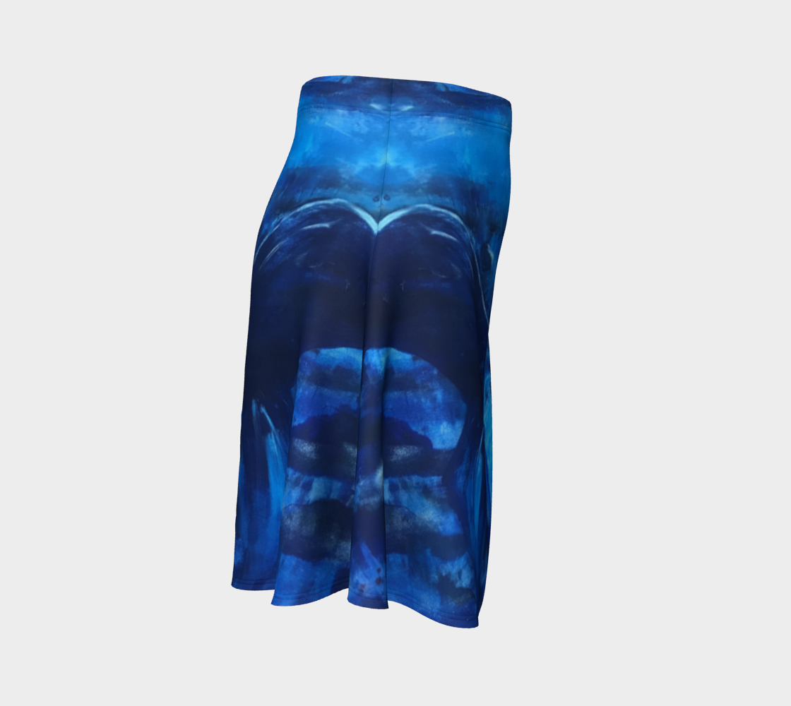 Big Blue Swing Skirt by Artist Generations