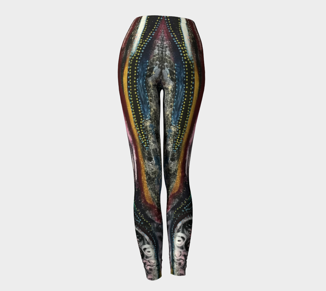 Wearable Art - Artist Generations - Spiraling Street Leggings