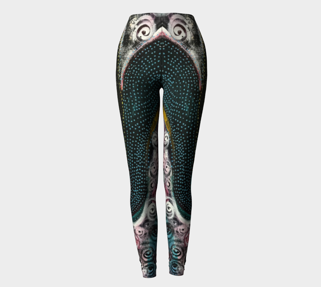 Wearable Art - Artist Generations - Spiraling Street Leggings