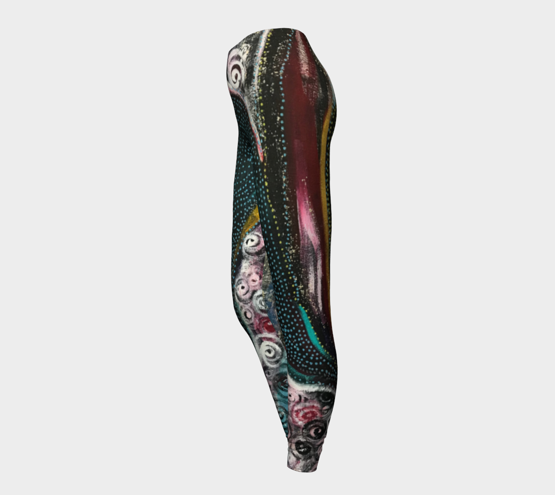 Wearable Art - Artist Generations - Spiraling Street Leggings