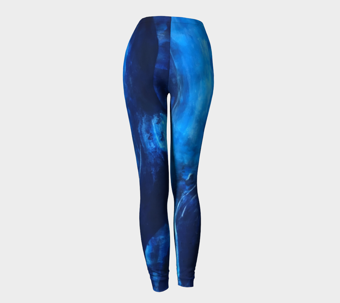 Big Blue Street Leggings