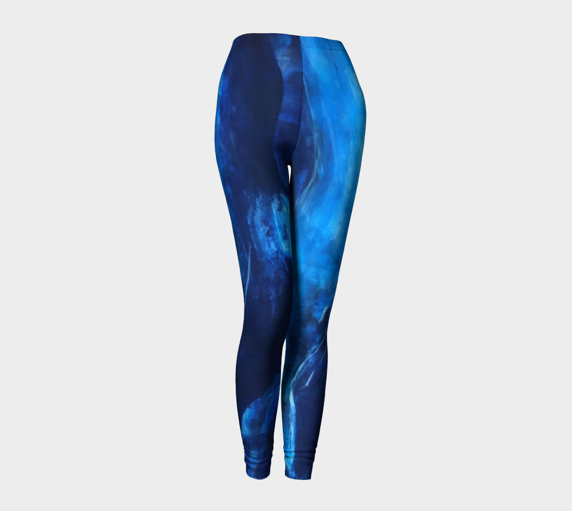 Big Blue Street Leggings