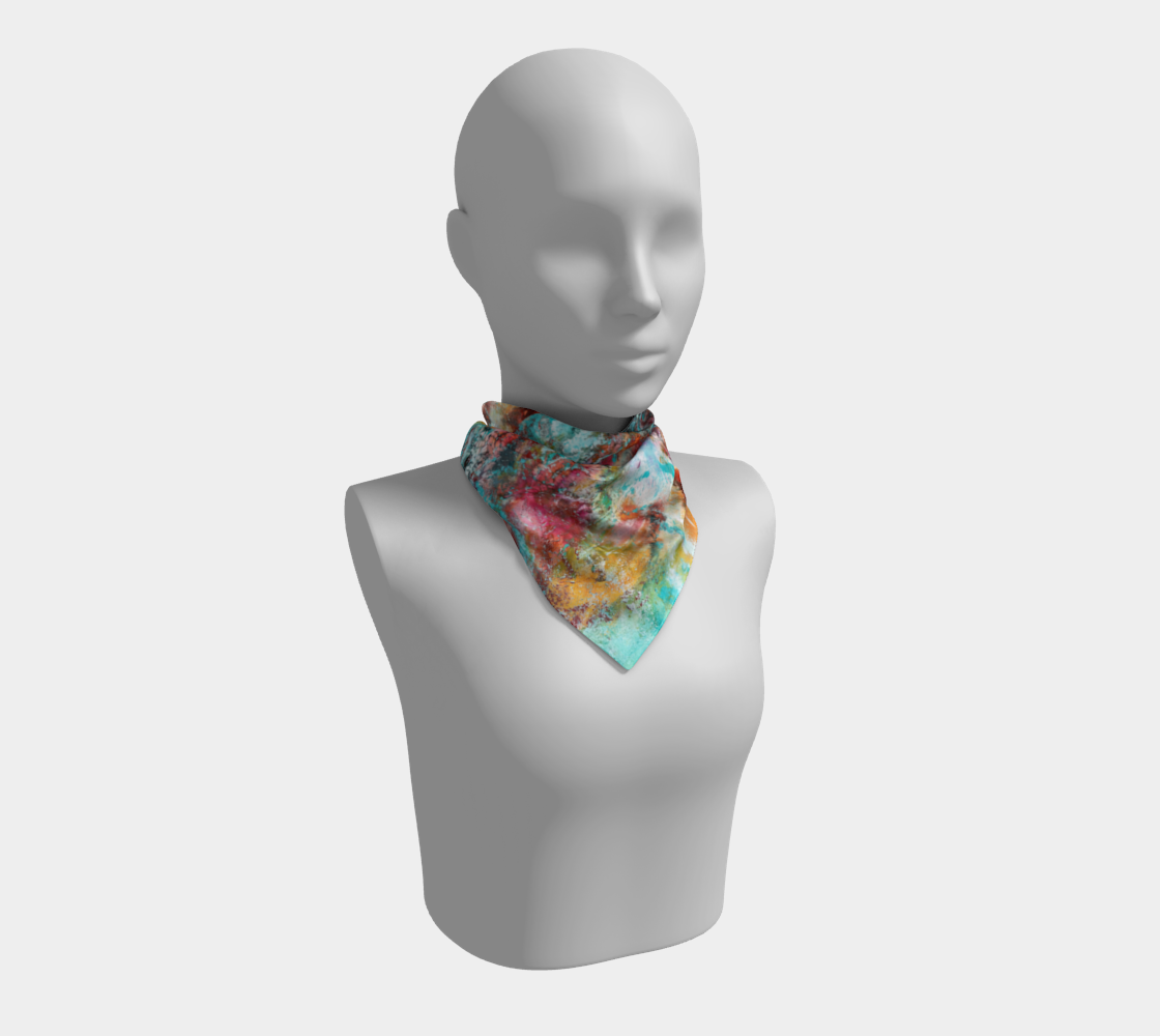 Wearable Art - Artist Generations - Opal Reef Scarf