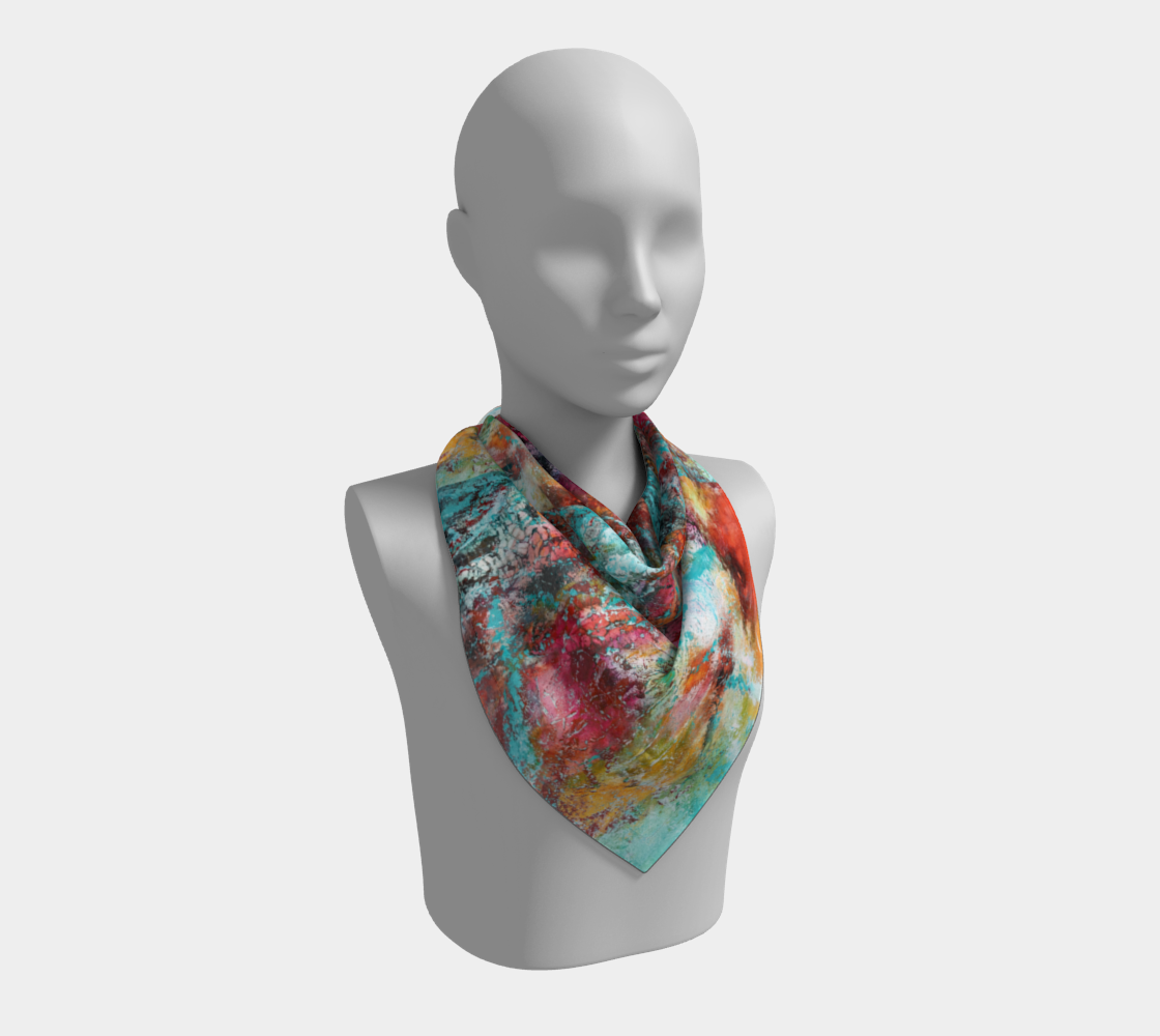 Wearable Art - Artist Generations - Opal Reef Scarf